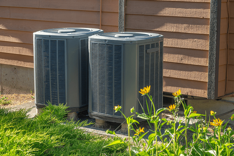 Purchasing the Right Air Conditioner - Two AC Units Outside